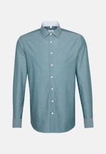 Shaped Chemise Business Uni in Vert |  Seidensticker Onlineshop