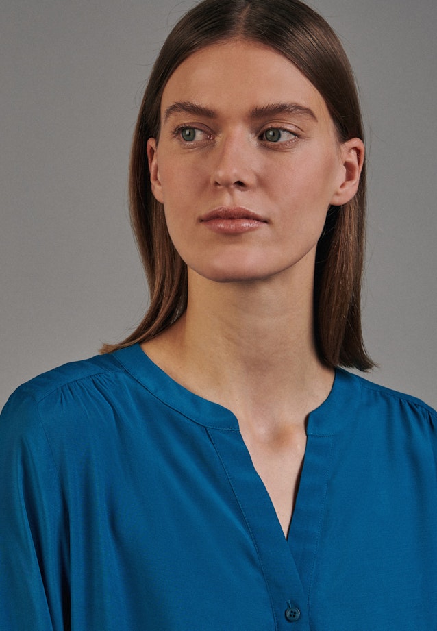 Regular fit Tunika Uni in Türkis/Petrol |  Seidensticker Onlineshop