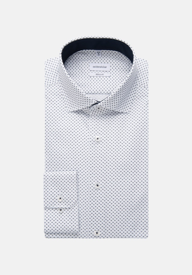 Business Shirt in Regular with Kent-Collar in Dark Blue |  Seidensticker Onlineshop