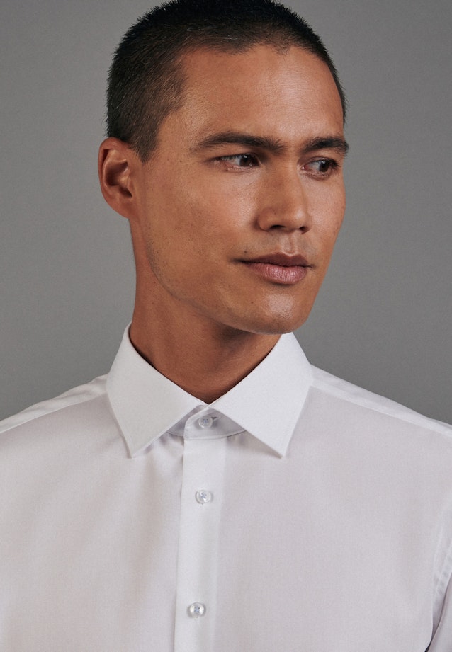 Slim Business Hemd Uni in Weiß |  Seidensticker Onlineshop
