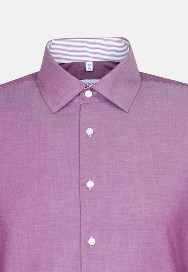 Non-iron Chambray Business Shirt in Slim with Kent-Collar in Pink |  Seidensticker Onlineshop