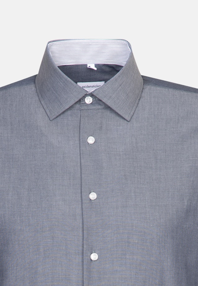 Slim Business Hemd Uni in Dunkelblau |  Seidensticker Onlineshop