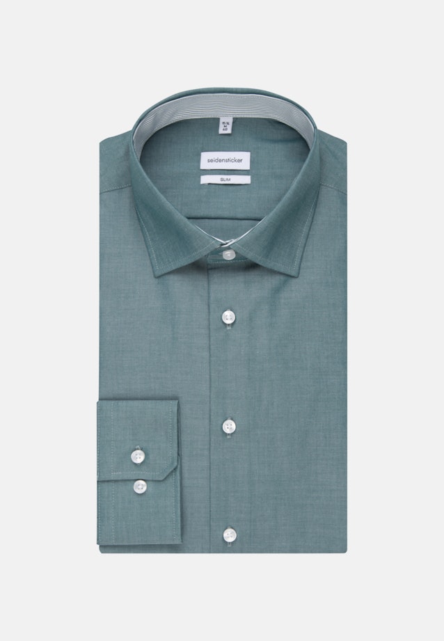 Slim Chemise Business Uni in Vert |  Seidensticker Onlineshop