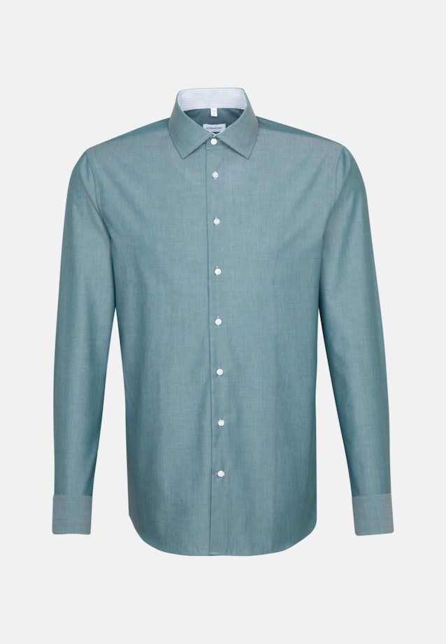 Slim Chemise Business Uni in Vert |  Seidensticker Onlineshop