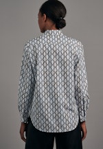 Regular fit Hemdbluse Druck in Weiß |  Seidensticker Onlineshop