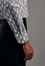 Regular fit Hemdbluse Druck in Weiß |  Seidensticker Onlineshop
