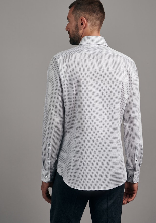 Business overhemd in Slim with Kentkraag in Donkerblauw |  Seidensticker Onlineshop