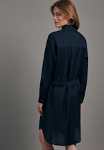 Kleid Uni in Dunkelblau |  Seidensticker Onlineshop