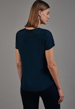 Shirt Blouse Uni in Dark Blue |  Seidensticker Onlineshop