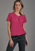 Shirt Blouse Uni in Red |  Seidensticker Onlineshop