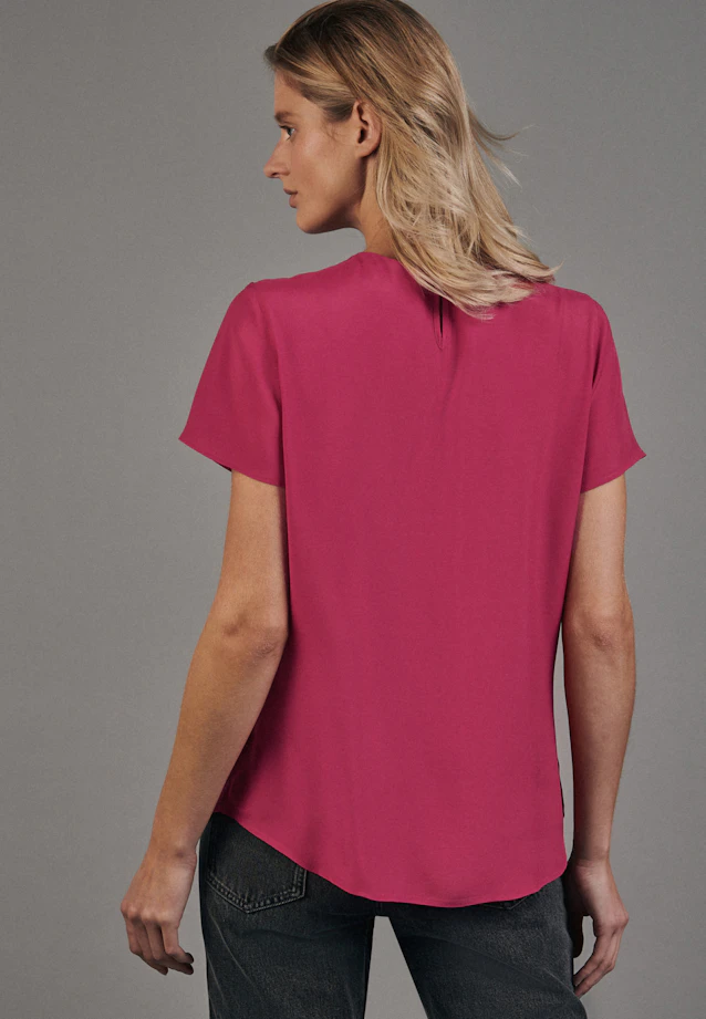 Shirt Blouse Uni in Red |  Seidensticker Onlineshop