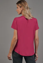 Shirt Blouse Uni in Red |  Seidensticker Onlineshop