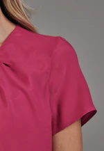 Shirt Blouse Uni in Red |  Seidensticker Onlineshop