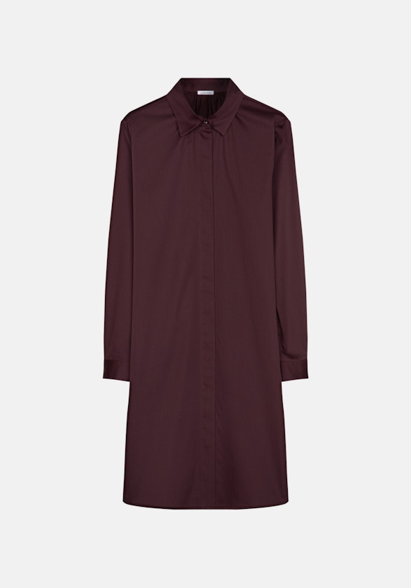 Hemdblusenkleid mit Stretchanteil in A- Linie in Rouge |  Seidensticker Onlineshop