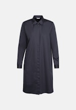 Hemdblusenkleid mit Stretchanteil in A- Linie in Dunkelblau |  Seidensticker Onlineshop