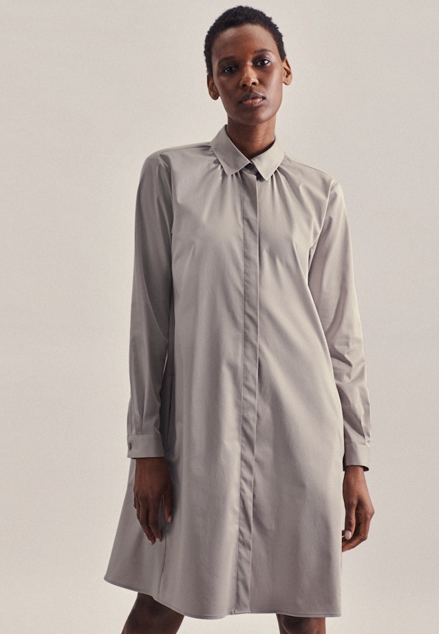 Kragen Kleid Regular in Braun |  Seidensticker Onlineshop