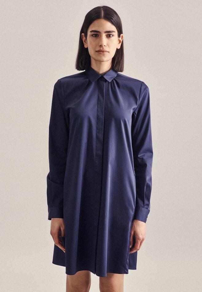 Collar Dress in Dark Blue | Seidensticker online shop