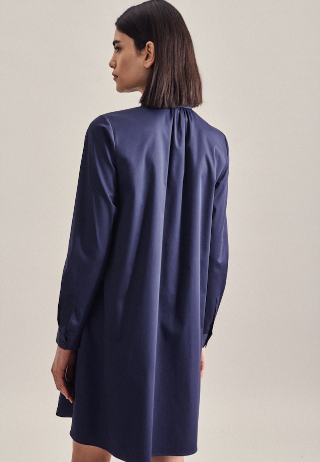 Collar Dress in Dark Blue |  Seidensticker Onlineshop