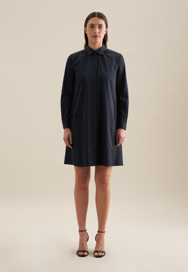 Collar Dress in Dark Blue | Seidensticker online shop