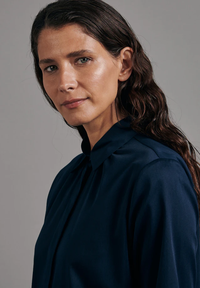 Robe Uni in Bleu Foncé |  Seidensticker Onlineshop