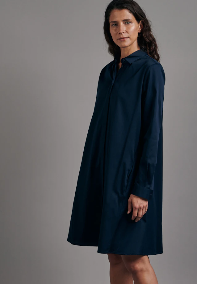 Robe Uni in Bleu Foncé |  Seidensticker Onlineshop