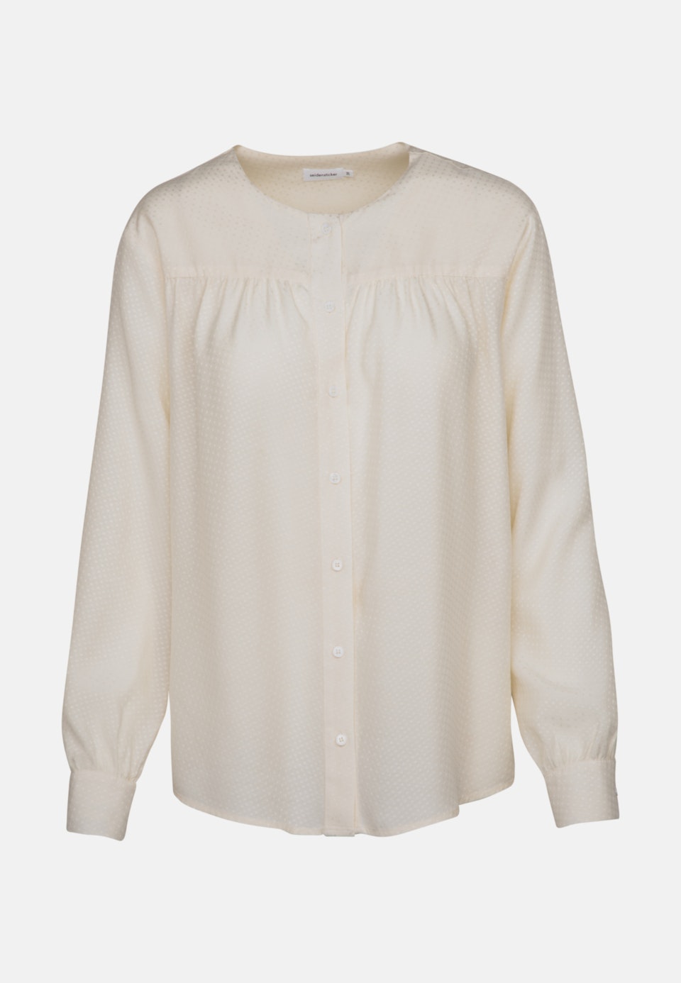 Jacquard Shirtbluse in Ecru |  Seidensticker Onlineshop