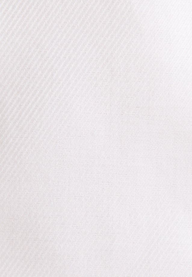 Kelchkragenbluse aus Twill slim fit in Weiß |  Seidensticker Onlineshop