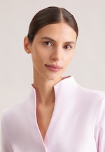 Kelchkragenbluse aus Twill slim fit in Pink |  Seidensticker Onlineshop