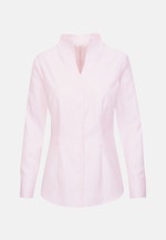 Kelchkragenbluse aus Twill slim fit in Pink |  Seidensticker Onlineshop
