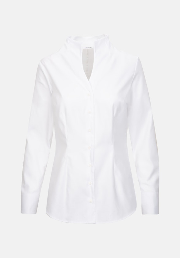 Twill Chalice Blouse in White |  Seidensticker Onlineshop