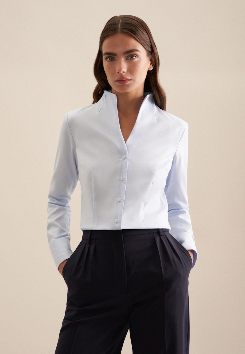 Blouse col Calice Twill (sergé)