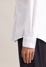 Hemdbluse aus Twill slim fit in White |  Seidensticker Onlineshop