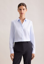Hemdbluse aus Twill slim fit in Hellblau |  Seidensticker Onlineshop