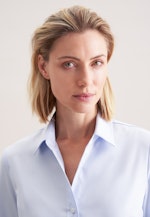 Hemdbluse aus Twill slim fit in Light Blue |  Seidensticker Onlineshop