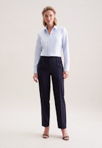 Hemdbluse aus Twill slim fit in Light Blue |  Seidensticker Onlineshop