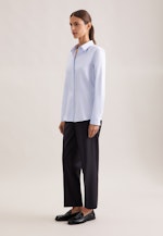 Hemdbluse aus Twill slim fit in Hellblau |  Seidensticker Onlineshop