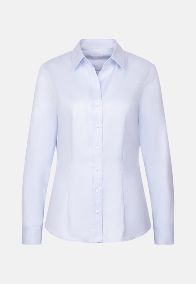 Hemdbluse aus Twill slim fit in Hellblau |  Seidensticker Onlineshop