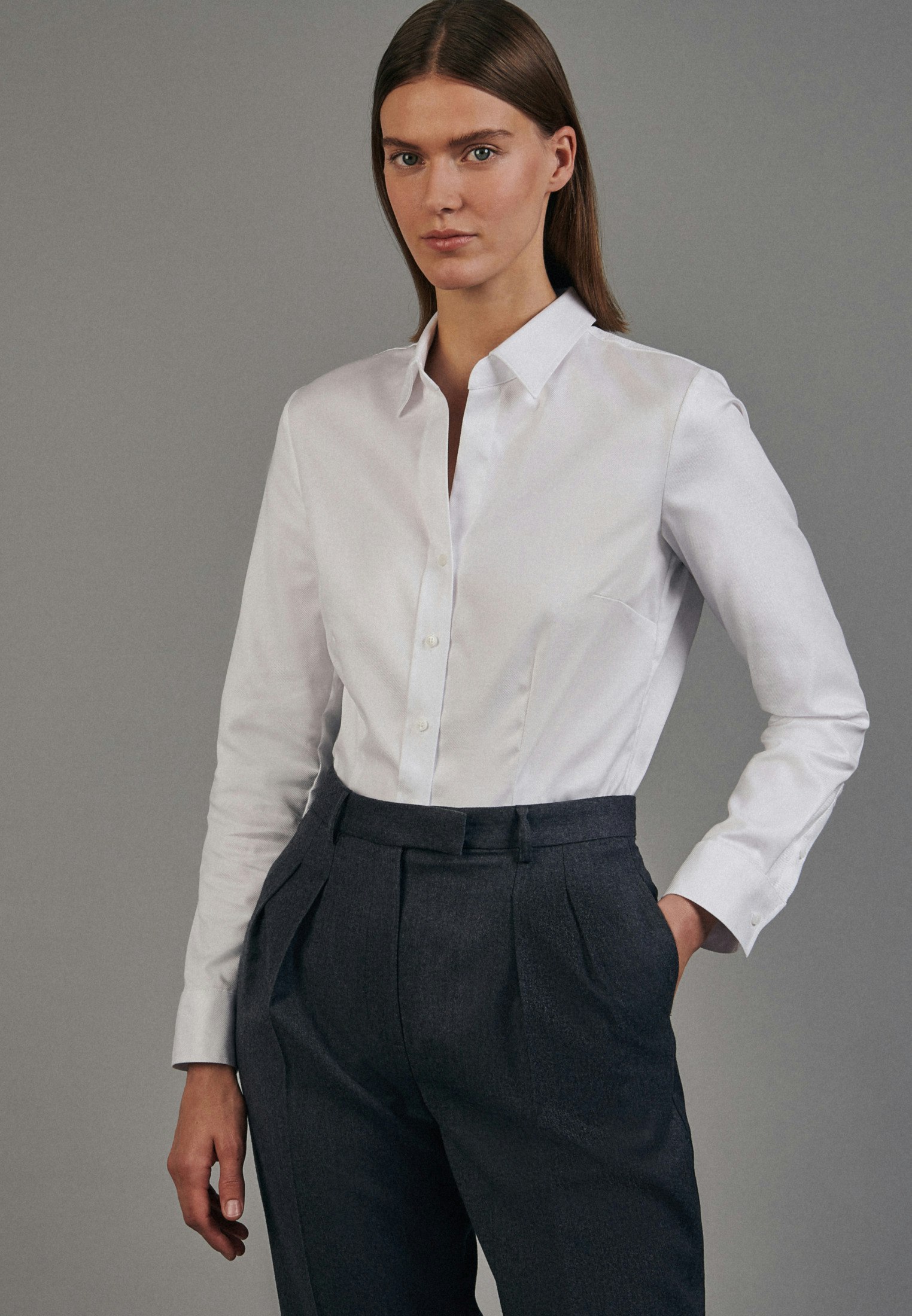 Twill Shirt Blouse