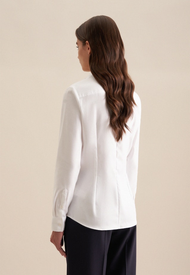 Collar Shirt Blouse in White |  Seidensticker Onlineshop