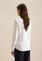 Collar Shirt Blouse in White |  Seidensticker Onlineshop