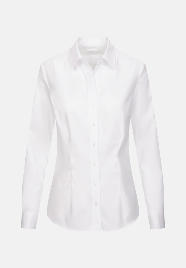 Collar Shirt Blouse in White |  Seidensticker Onlineshop