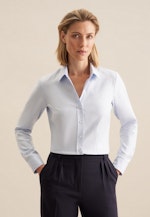 Collar Shirt Blouse in Light Blue |  Seidensticker Onlineshop