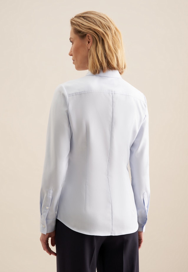 Collar Shirt Blouse in Light Blue |  Seidensticker Onlineshop