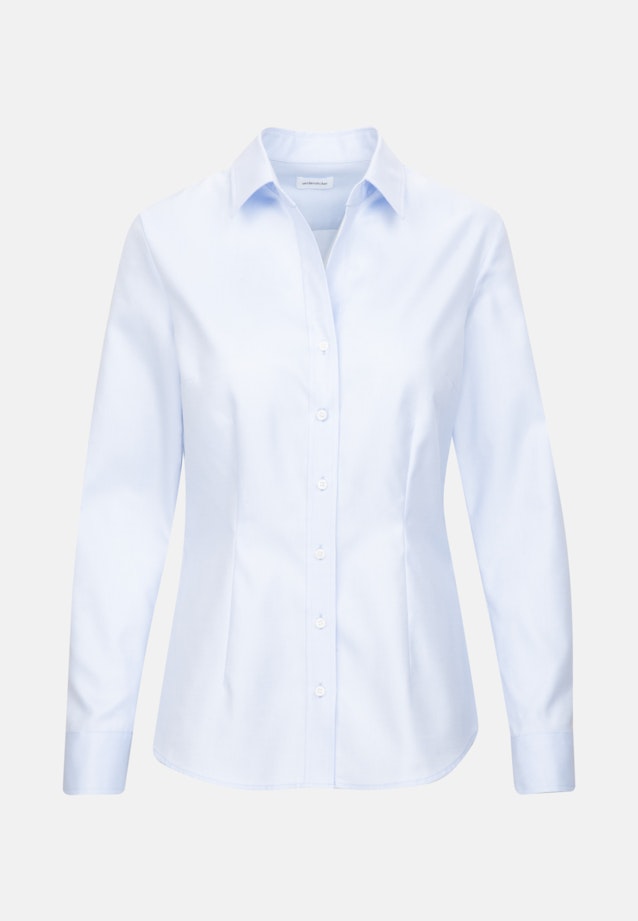Twill Shirt Blouse in Light Blue |  Seidensticker Onlineshop