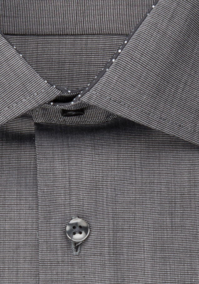 Bügelfreies Fil a fil Business Hemd in Slim mit Kentkragen in Grau |  Seidensticker Onlineshop