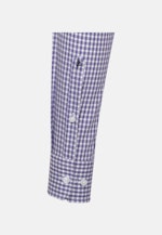 Shaped Business Shirt Check in Purple |  Seidensticker Onlineshop