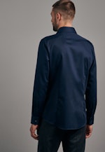 Slim Business Hemd Uni in Dunkelblau |  Seidensticker Onlineshop