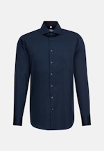 Regular Business Hemd Uni in Dunkelblau |  Seidensticker Onlineshop