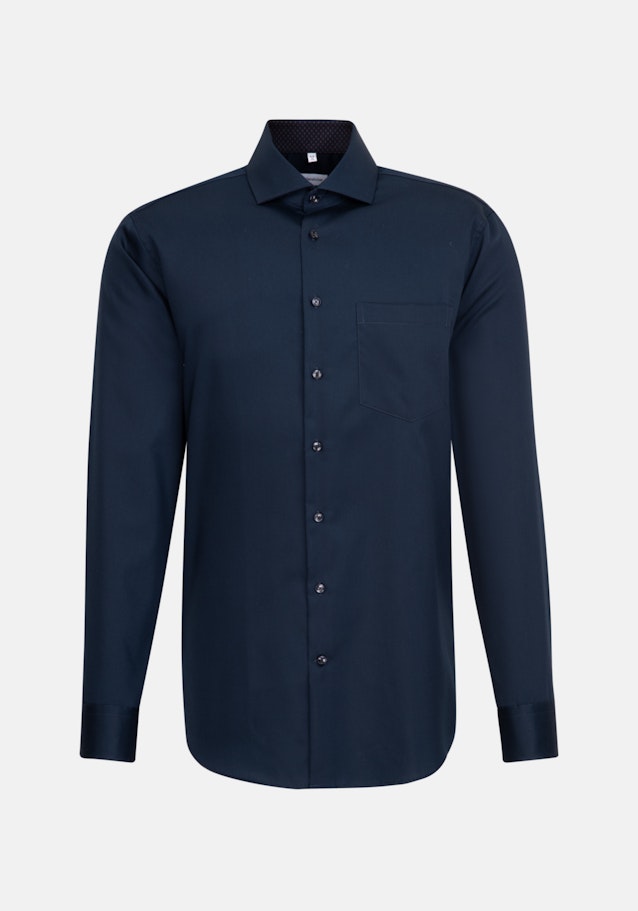 Regular Business Hemd Uni in Dunkelblau | Seidensticker Onlineshop