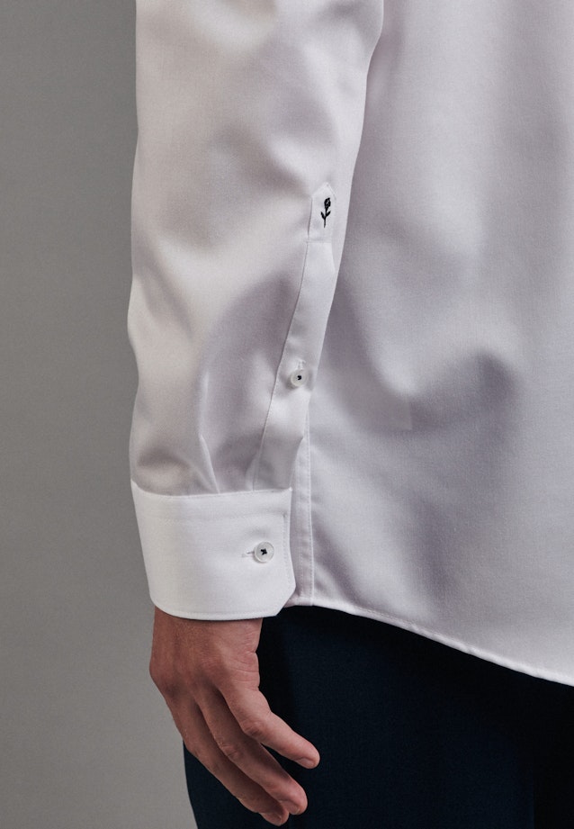 Regular Business Shirt Uni in White |  Seidensticker Onlineshop